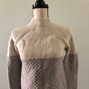 Proenza Schouler Grey and Cream Sweater